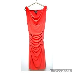 Ralph Lauren Stretch Color Orange Dress/ Size 4
